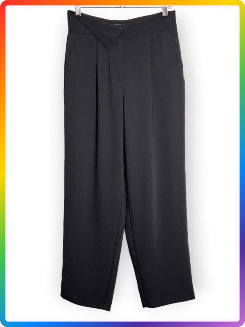 Karen Millen Essential Tailored Trouser SIZE 6 Black Slim Office Pants NWT